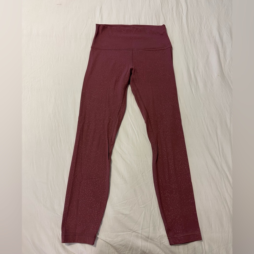 Lululemon align pant — size 6 — purple pattern